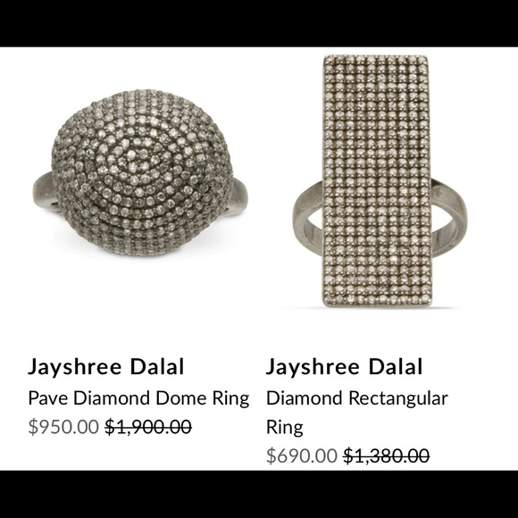 Antique Indian Sterling Silver, Yellow Gold & Diamond Pave Ring size 6 - Picture 5 of 5